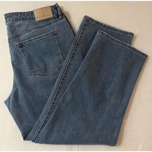 Seven7 Jeans Womens Size 14 Blue Medium Wash Classic Fit Straight Leg Denim